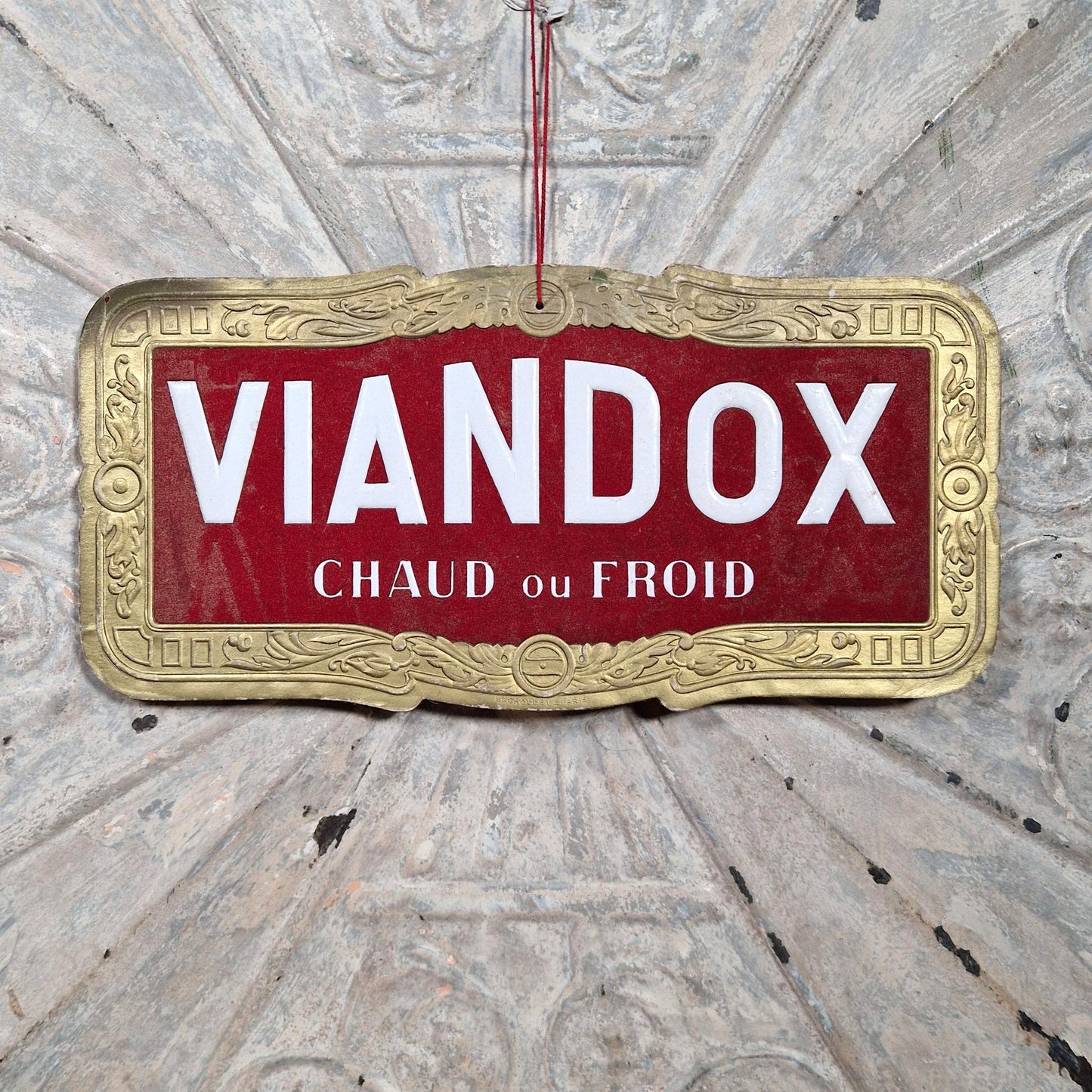 Ancien carton publicitaire « Viandox » - Vers 1930