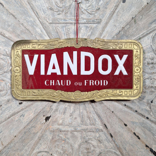 Original advertising cardboard sign "Viandox" - Circa 1930