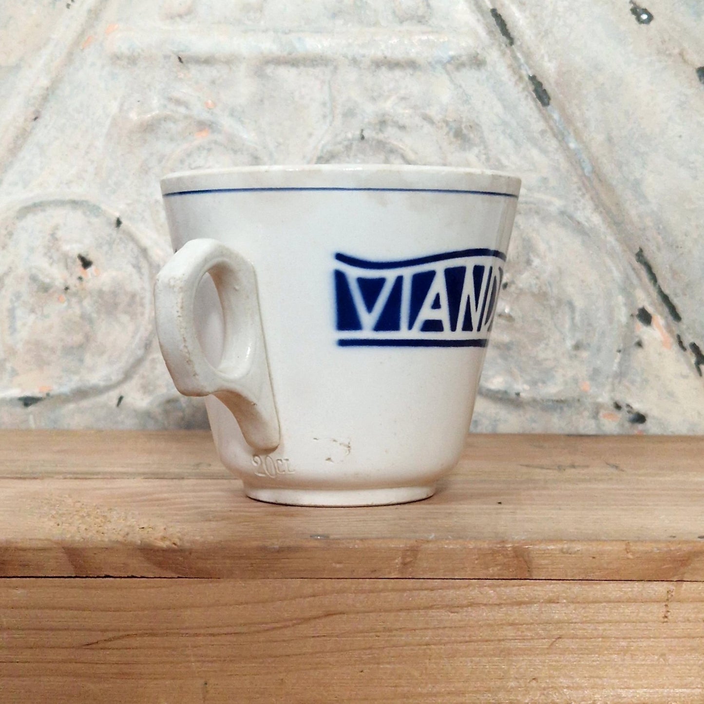 "Viandox" bistro mug - GIEN, Circa 1940