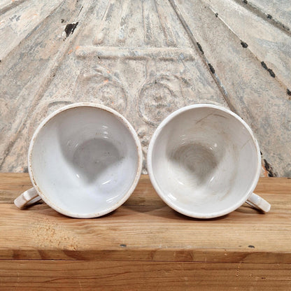 Set of 2 "VIANDOX" advertising mugs