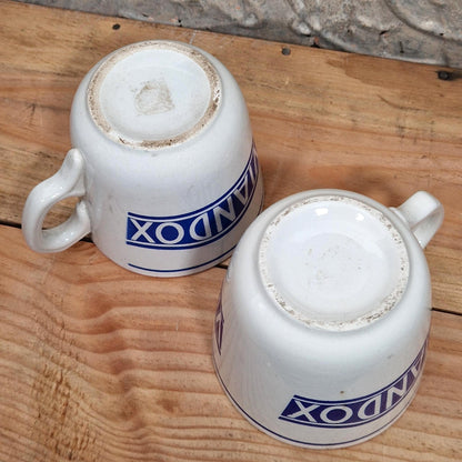 Lot de 4 tasses publicitaires « VIANDOX »