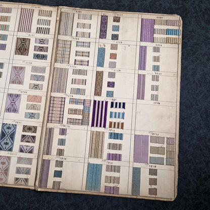 Échantillonnier textile dépliant - 4 pages ~280 modèles