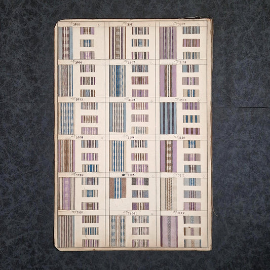 Échantillonnier textile ancien - ~145 modèles