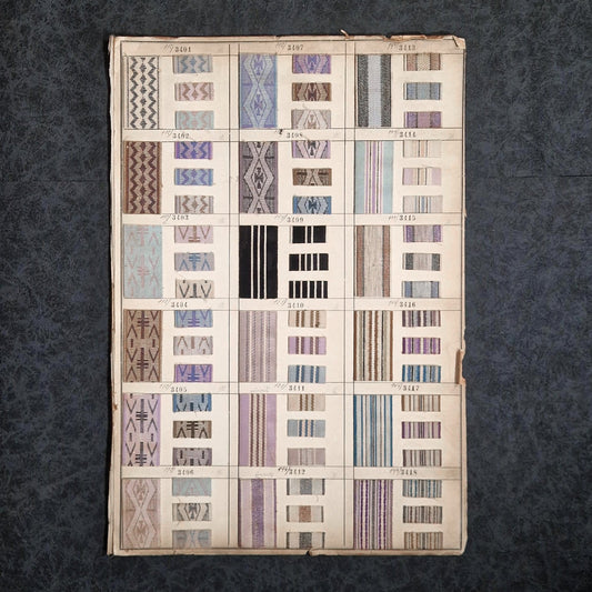 Ensemble d’environ 145 échantillons textiles, Vers 1920