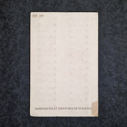 Nuancier textile « Impressions et Teintures de Tournon »