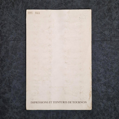 Nuancier textile « Teintures de Tournon », Verts et ocres