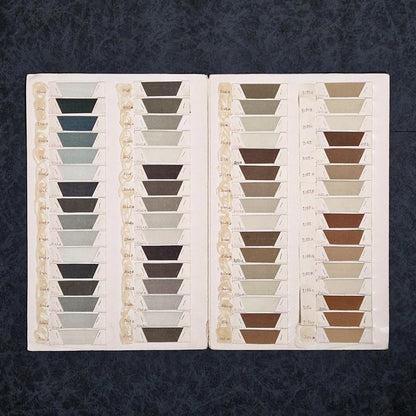 Ancien nuancier textile « Teintures de Tournon »,