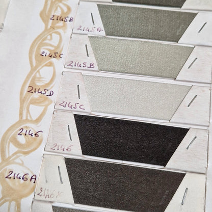 Ancien nuancier textile « Teintures de Tournon »,