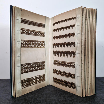 Catalogue de Passementerie XIXe, ≈ 290 échantillons, 30 p.