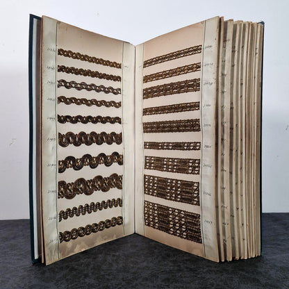 Catalogue de Passementerie XIXe, ≈ 290 échantillons, 30 p.