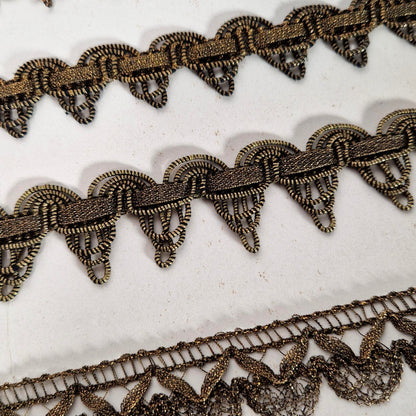 Catalogue de Passementerie XIXe, ≈ 290 échantillons, 30 p.