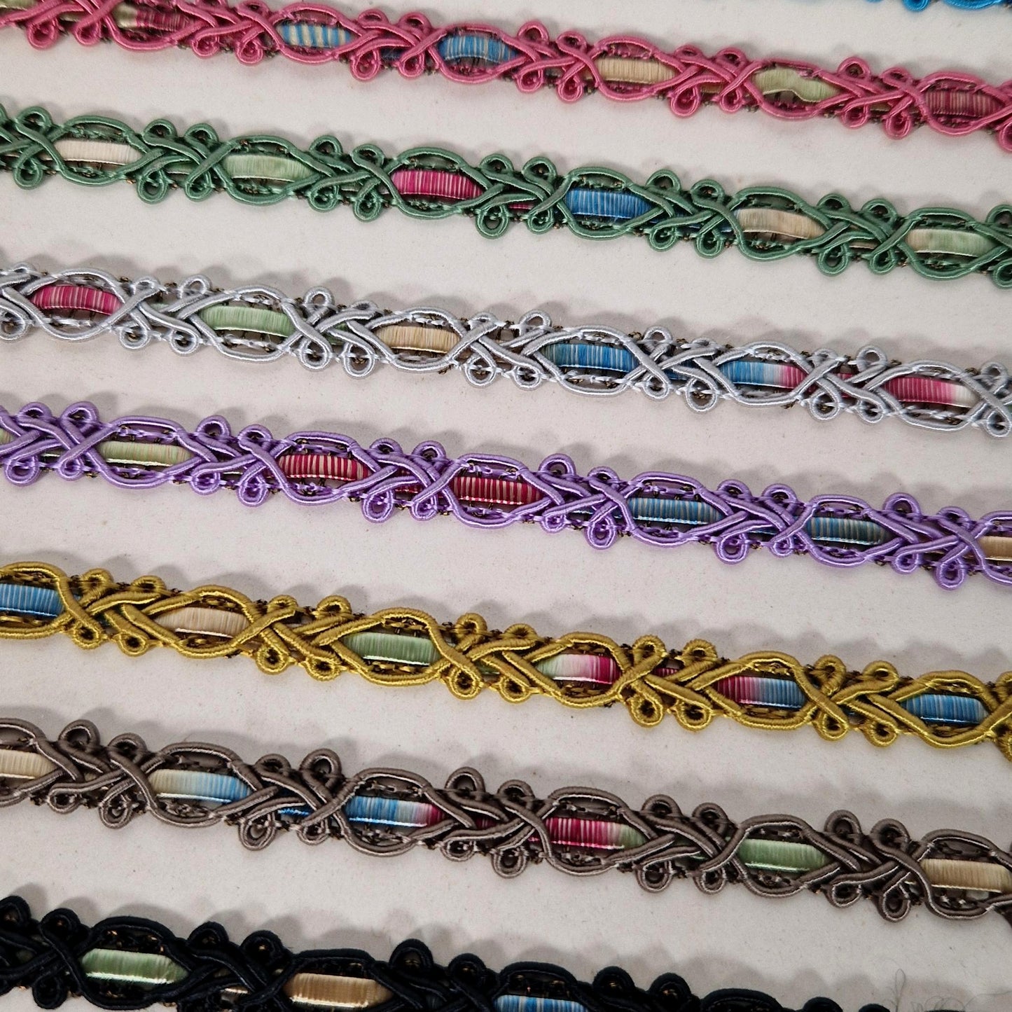 Catalogue de Passementerie XIXe, ≈ 290 échantillons, 30 p.