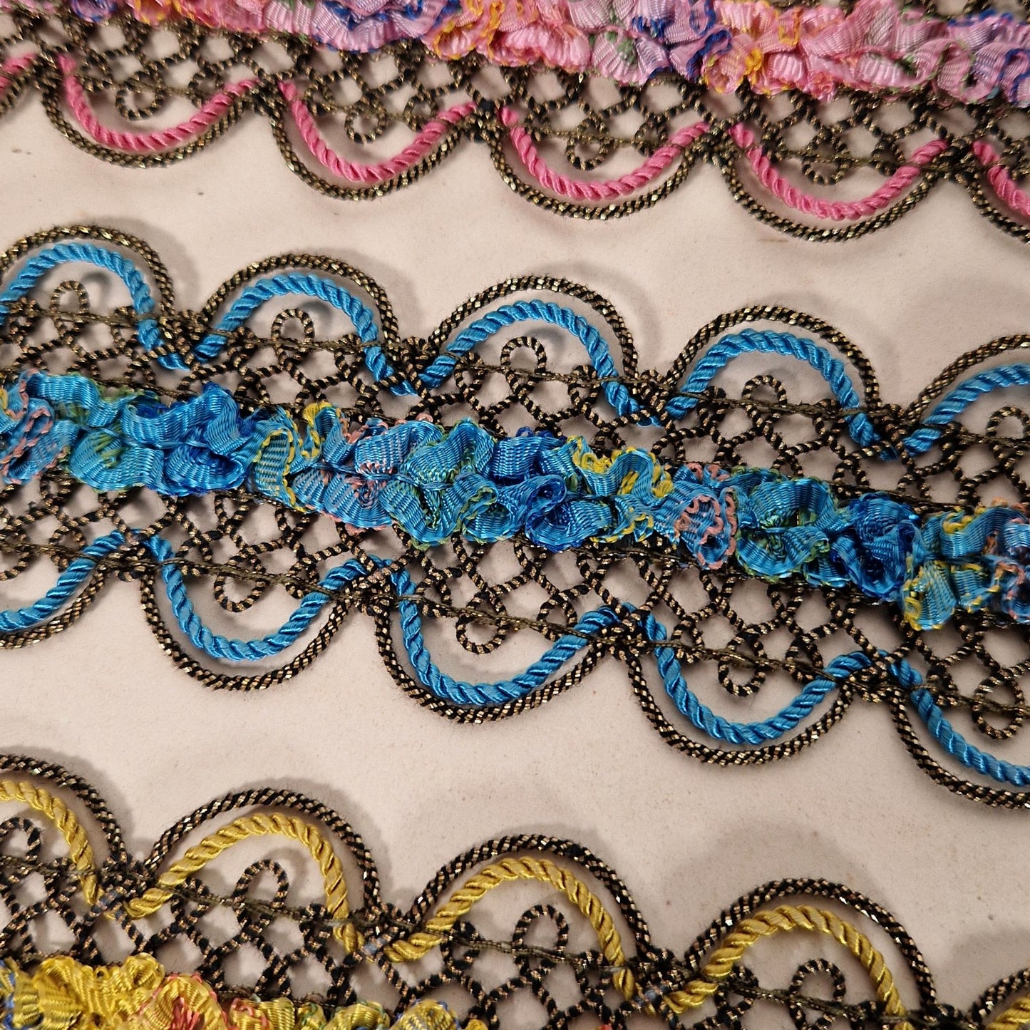 Catalogue de Passementerie XIXe, ≈ 290 échantillons, 30 p.