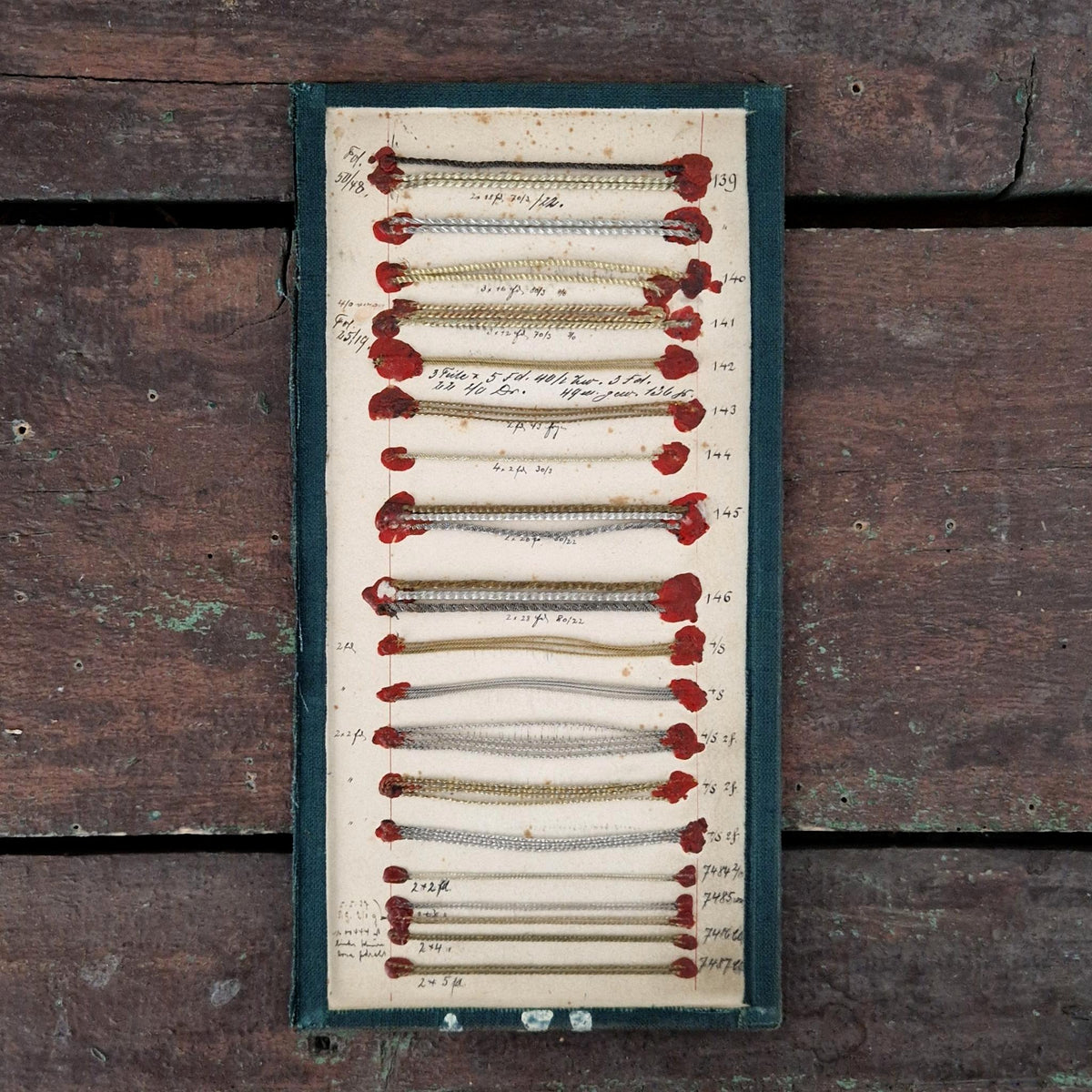 19th-century passementerie - Twisted fine cords