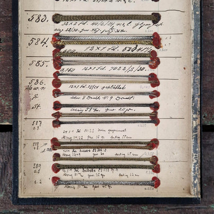 Antique trimmings - assorted metallic cords