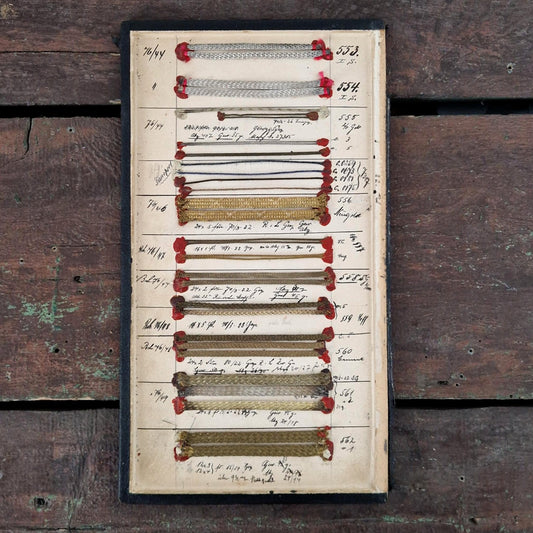 Trim sample board, 19th century