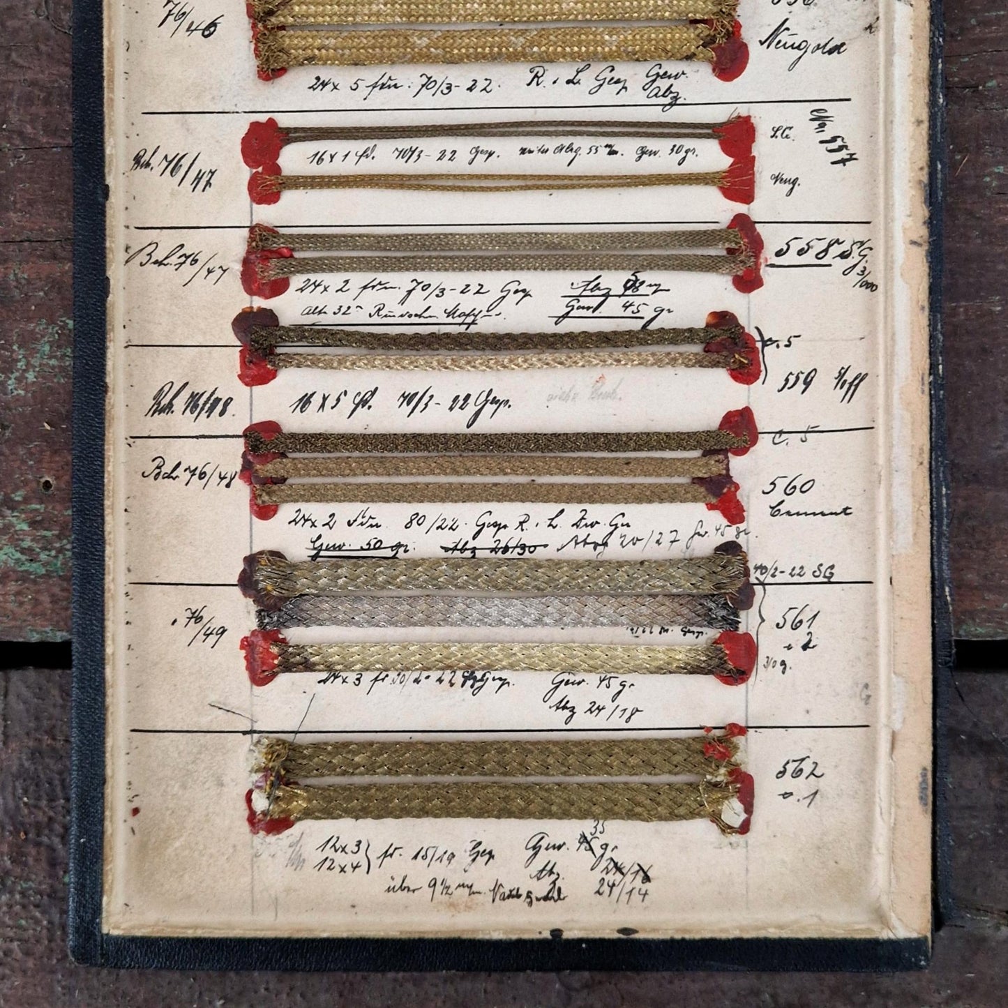 Trim sample board, 19th century