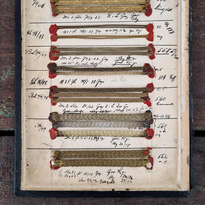 Trim sample board, 19th century