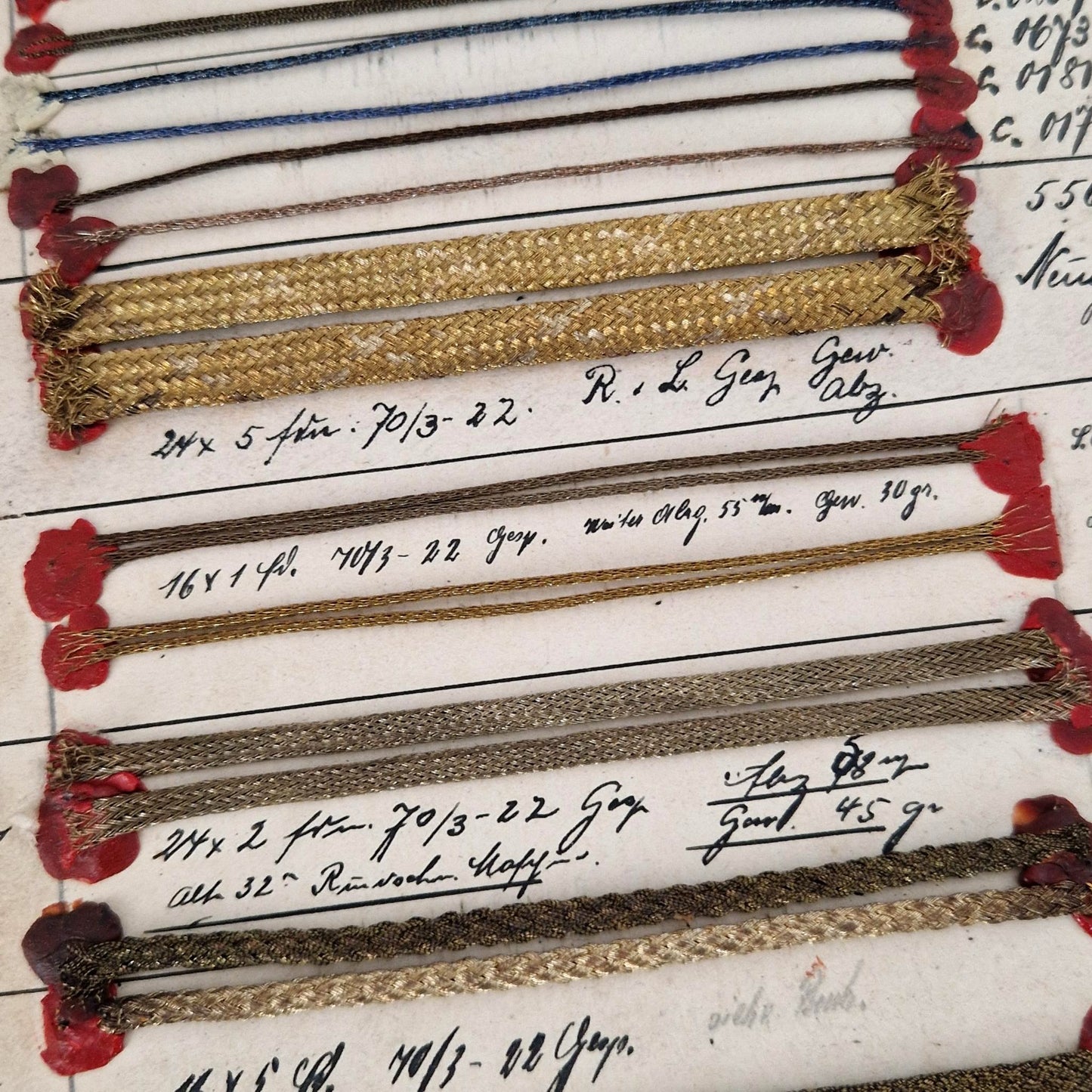 Trim sample board, 19th century