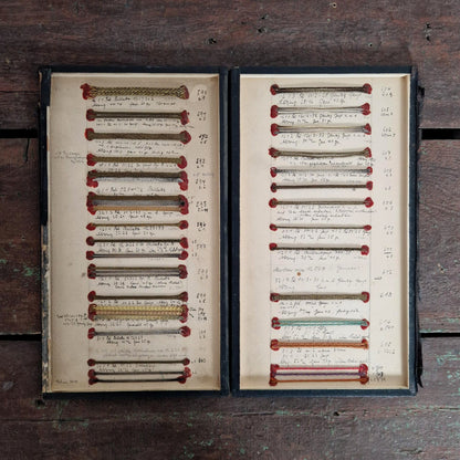 Catalogue d’échantillons de passementerie métallique, XIXe