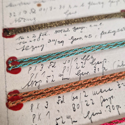 Catalogue d’échantillons de passementerie métallique, XIXe