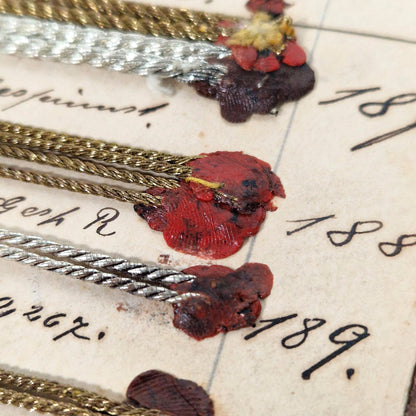 Passementerie, « Cordonnets métalliques et soutaches », XIXe