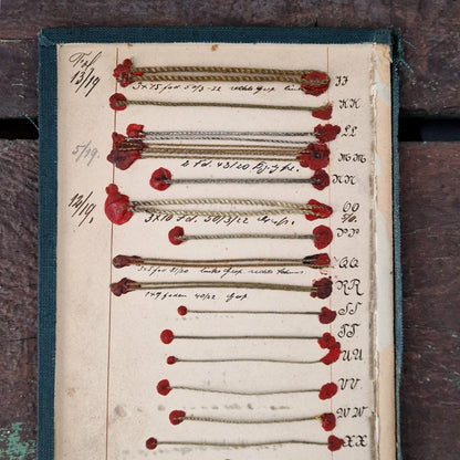 Planche d’échantillons de fils métallisés, Vers 1900