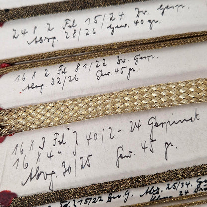 Présentoir d’échantillons de passementerie à 3 volets