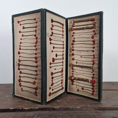 Carnet triptyque de passementerie - XIXe