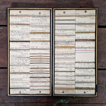 Grand présentoir de fils métallisés et cordonnets