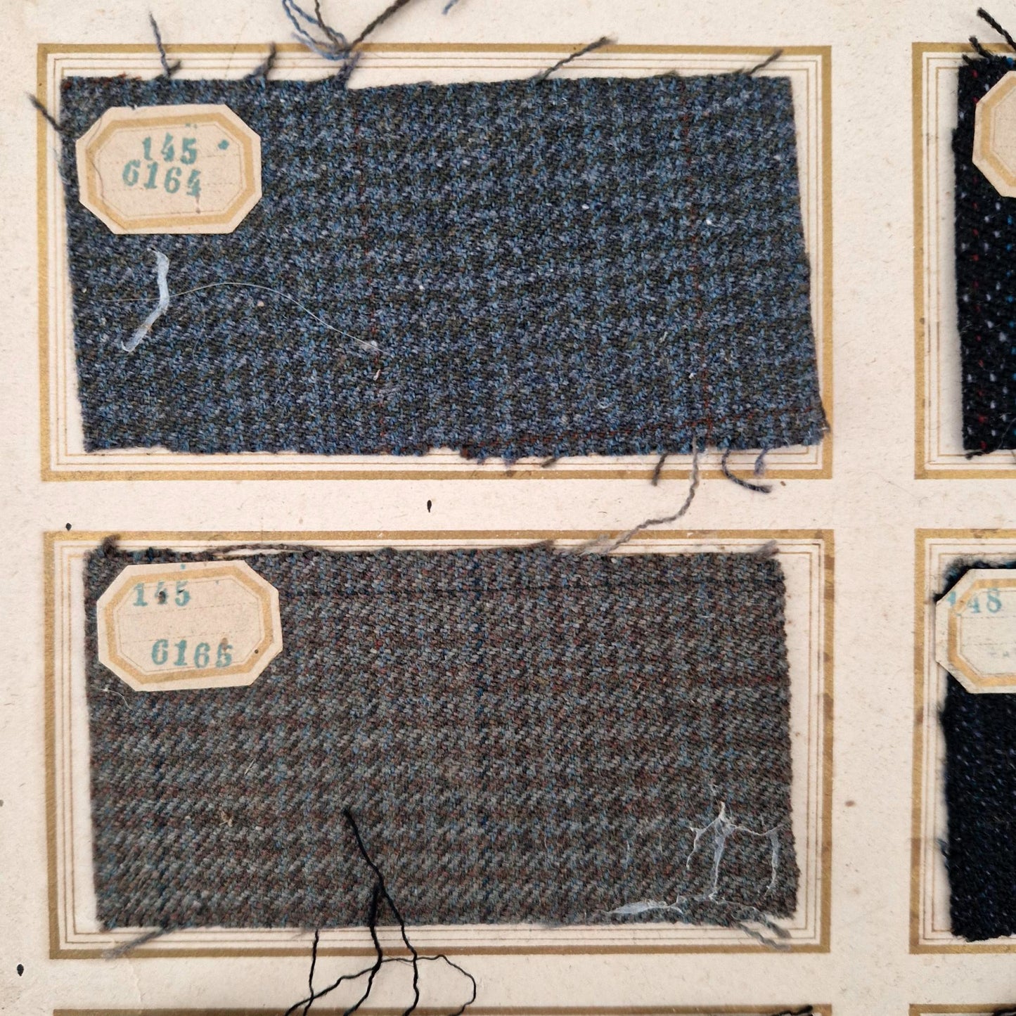 Planche textile ancienne « Vêtements sur mesure », Vers 1900