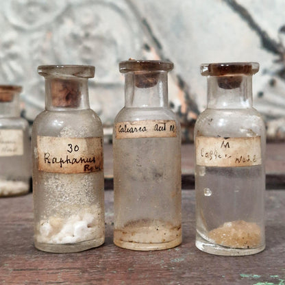 Fioles de laboratoire / officine homéopathique (l26)