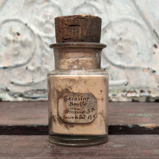 Vintage "Séroisine Boullé" medical bottle (f35)