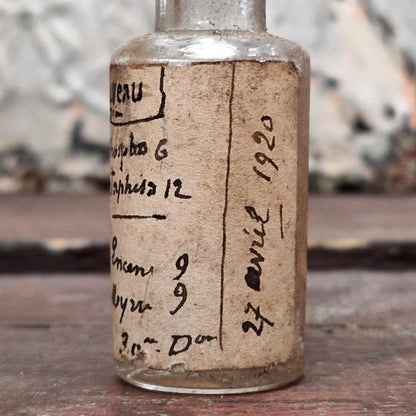 Vial of "Compound Medical Preparation", 1920 (f34)