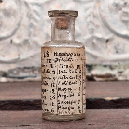 "18 New - Dilutions" Pharmaceutical Vial (f36)