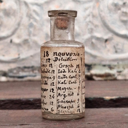 "18 New - Dilutions" Pharmaceutical Vial (f36)