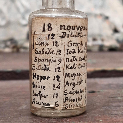 "18 New - Dilutions" Pharmaceutical Vial (f36)
