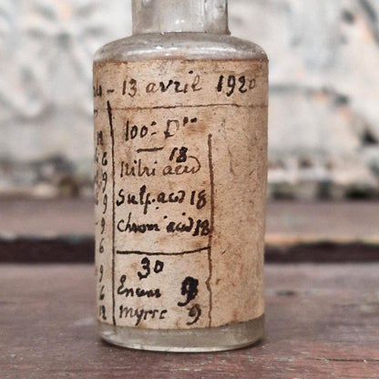 "18 New - Dilutions" Pharmaceutical Vial (f36)