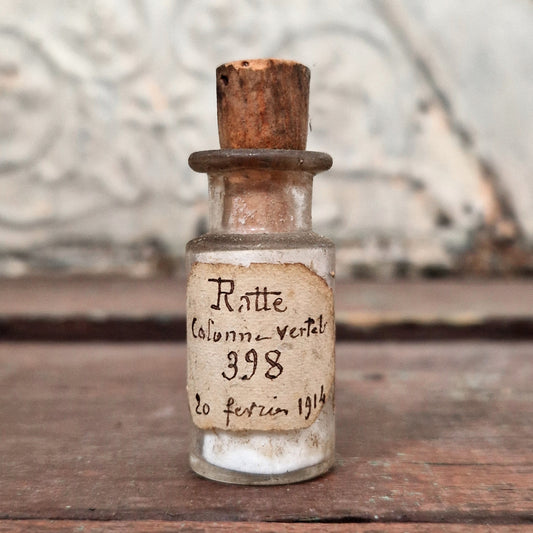 Antique "Rat Spine" flask, 1914 (f39)