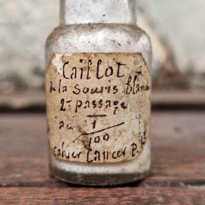 Experimental vial "White Mouse Clot" (f24)