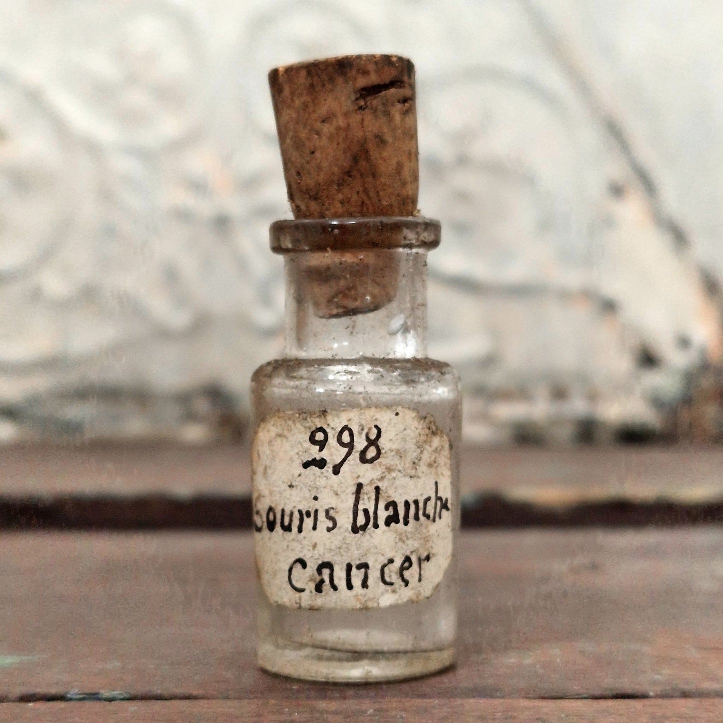 Lab flask "White mouse - Cancer", No. 298 (f3)