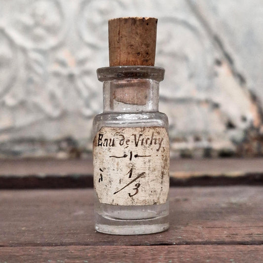 "Vichy Water at 1/3" pharmaceutical bottle (f18)