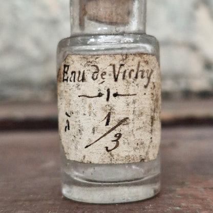 "Vichy Water at 1/3" pharmaceutical bottle (f18)