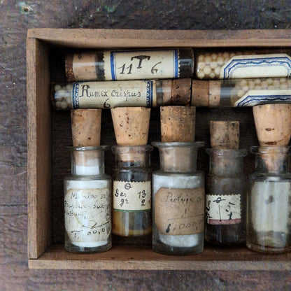 Cabinet of curiosities: pharmaceutical vials and tubes (c4)