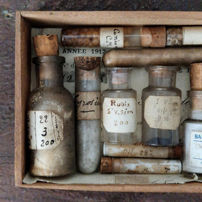 Cabinet of curiosities: casket of phials and tubes (c3)