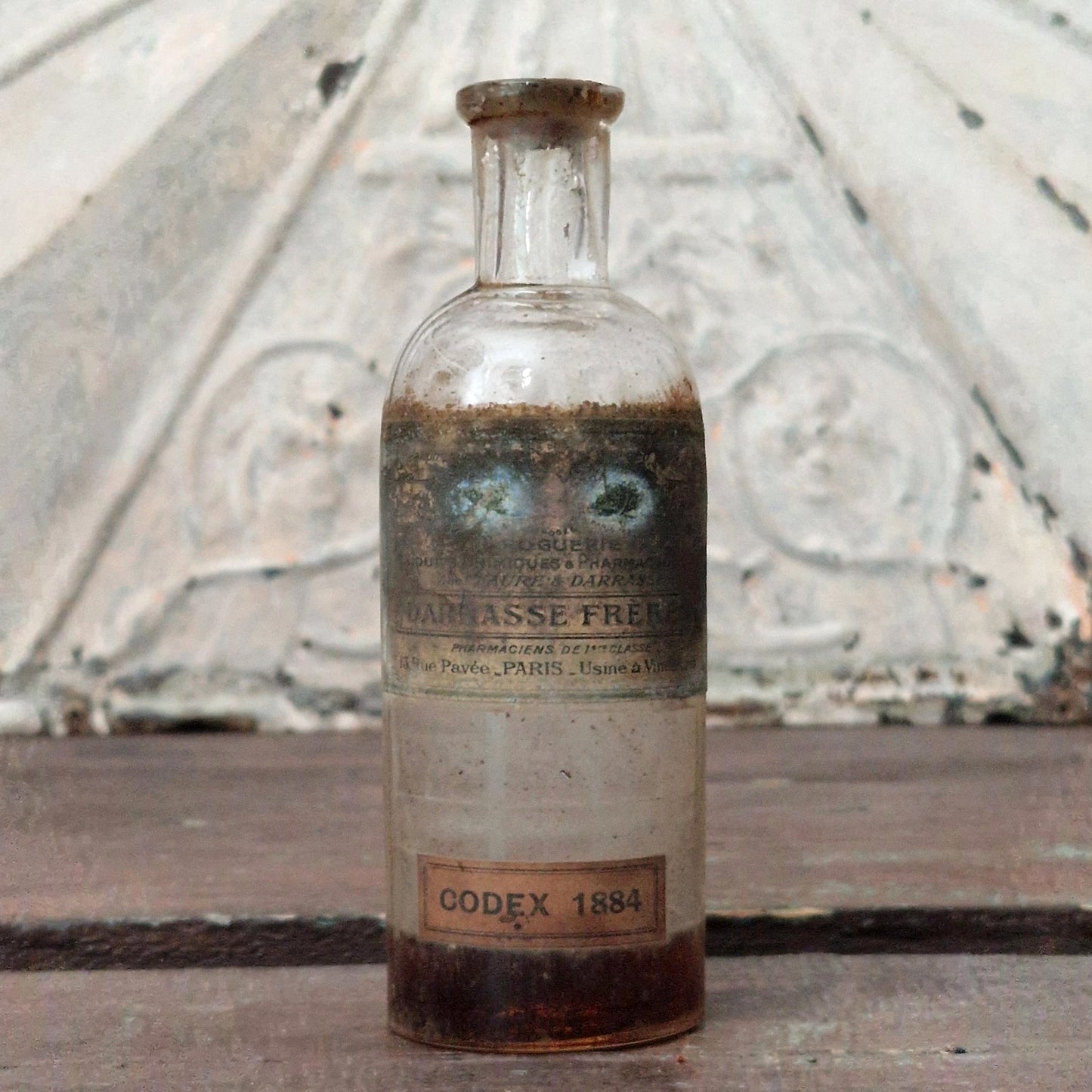 Flacon pharmaceutique « Codex 1884 – Darrasse Frères »