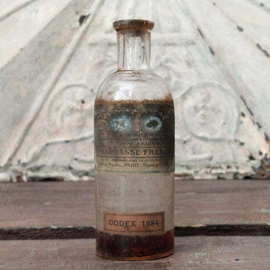 Flacon pharmaceutique « Codex 1884 – Darrasse Frères »