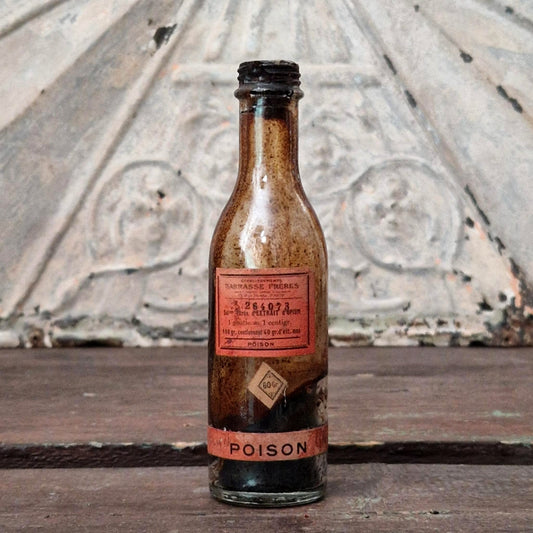 Ancien flacon « Extrait d’Opium - Poison », Darrasse Frères