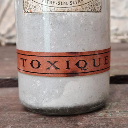 Flacon de pharmacie « Toxique », A.D Baré Vitry-sur-Seine