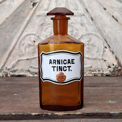 Flacon de pharmacie ancien « Arnicae Tinct. - Poison »